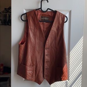 Beau-geste Leather Vest